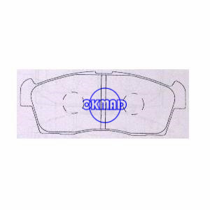 CITROEN C-ZERO SUZUKI ALTO Brake pad FMSI:8344-D1225 OEM:55810-58J00 FDB1532 GDB3236 GDB3276 GDB3351 GDB3359 WVA:23507 23508 23509 AN-610K, FA610